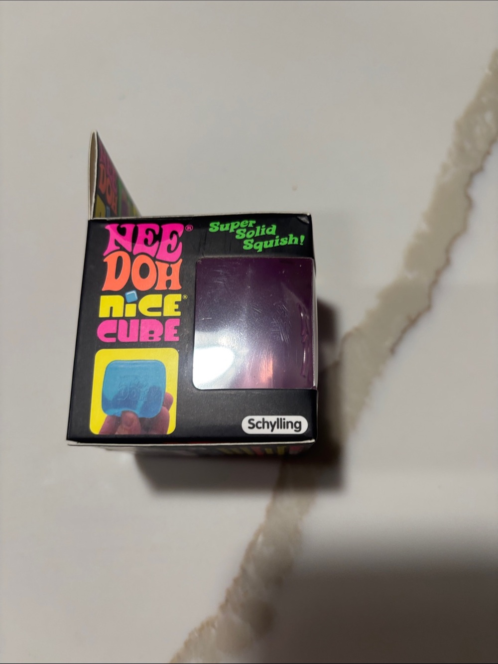 NeeDoh Nice Cube Squishy - Purple - Picture 4 of 4